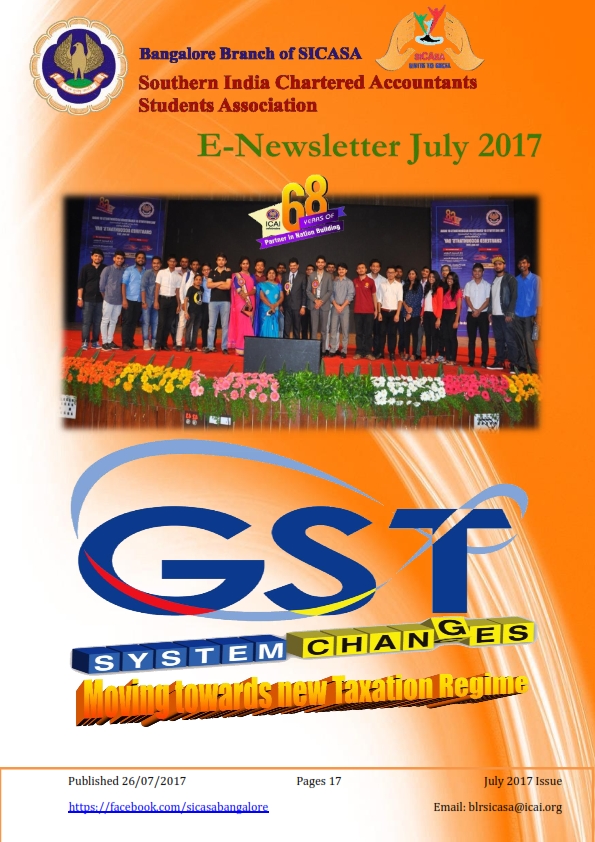 July 2017 SICASA Newsletter