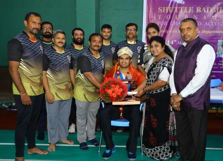 Shuttle Badminton Tournament CAs Jointly with Income Tax Department