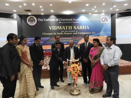 VIDWATH SABHA One Day Seminar on Changes in Audit Report and Companies Act.